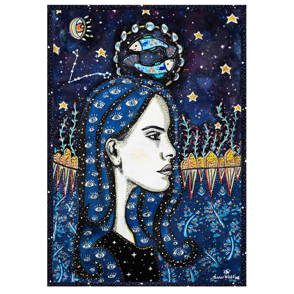 Thumbnail: Pisces Star Sign Print