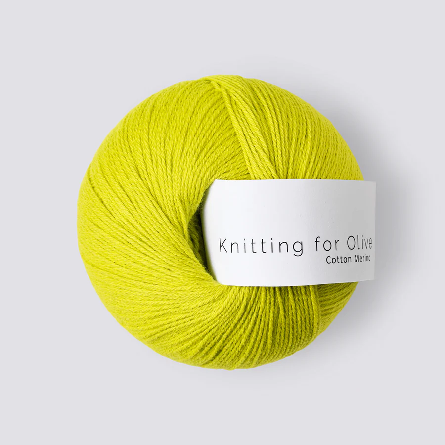 Knitting for Olive | Cotton Merino | Lime Yellow