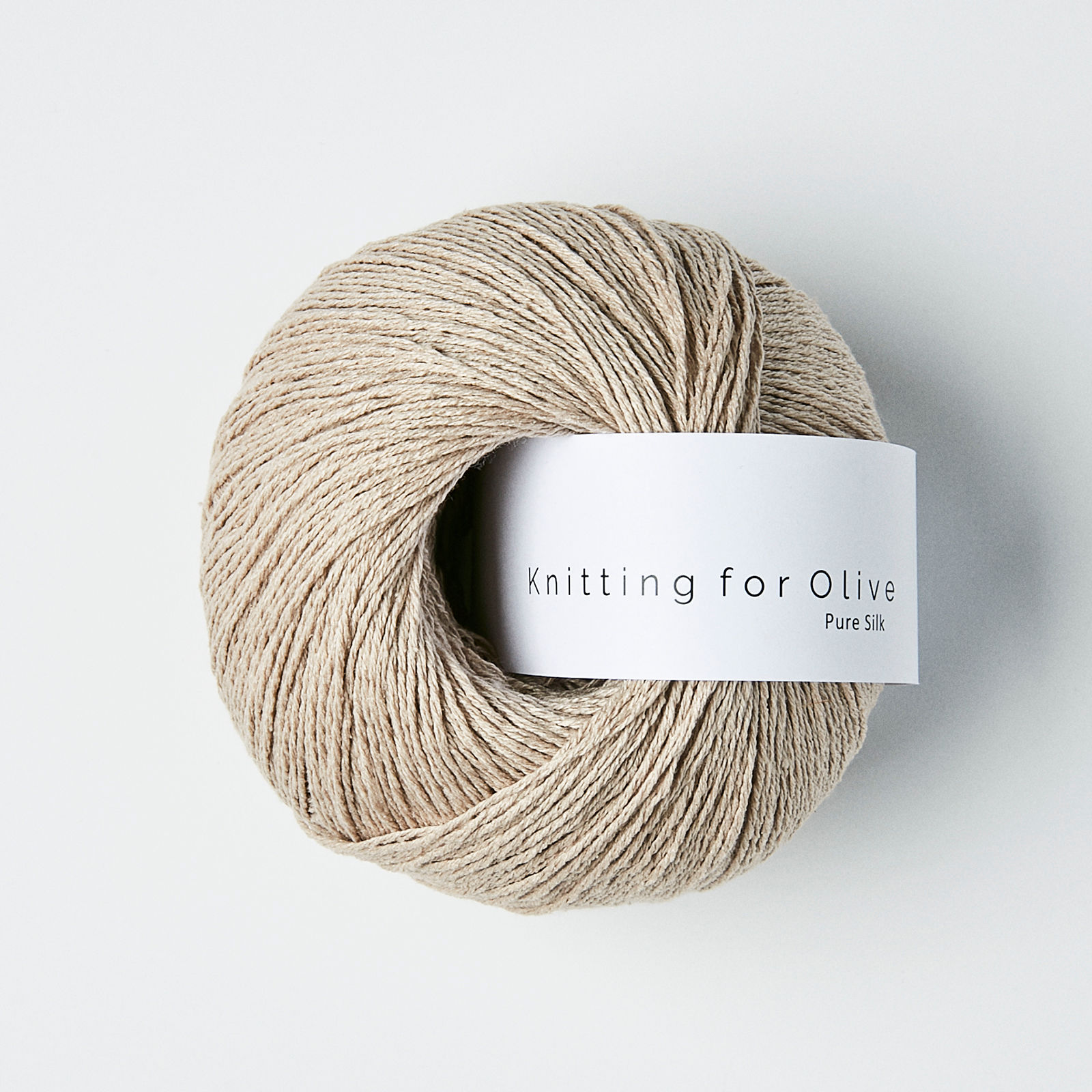 Knitting for Olive | Pure silk in der Farbe Powder