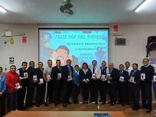 MUNICIPIO ESCOLAR 2025 RINDE MERECIDO HOMENAJE A LOS PADRES DOCENTES ALIGHIERINOS 💙