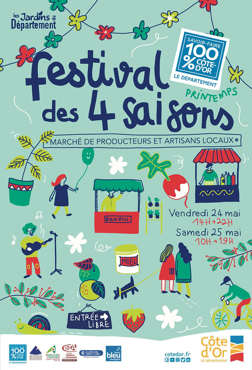 ffiche marché de producteurs