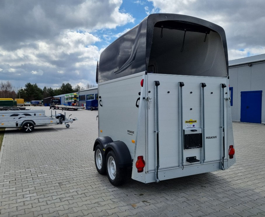 Thumbnail: Humbaur trailer, Pegasus 2400 model with upholstery and side doors