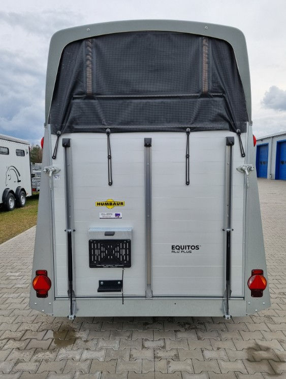 Miniaturbild: Humbaur Equitos Alu Plus 2000 Anhänger – Doppelpferde – Aluminium, Sattlerei