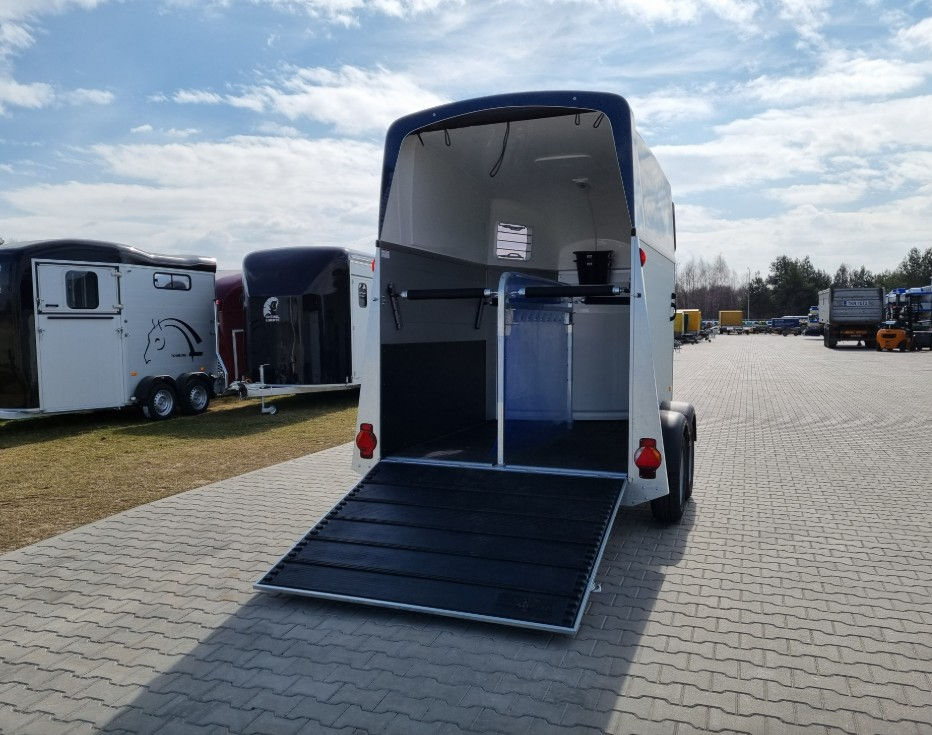 Thumbnail: Humbaur Xanthos Aero 2400 trailer – dubbel paard – aluminium en polyester