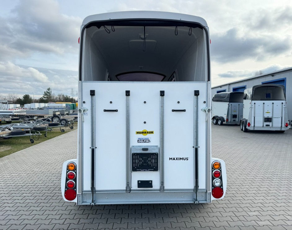 Miniaturbild: Humbaur Maximus 2700 Anhänger – Doppelpferde – Polyester Premium, AluBiComp