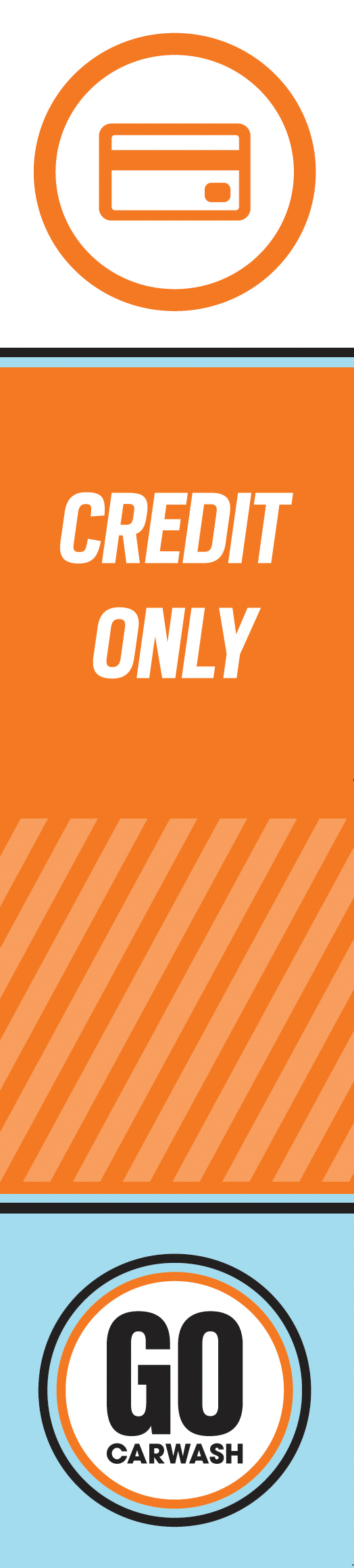 CREDIT ONLY DECAL