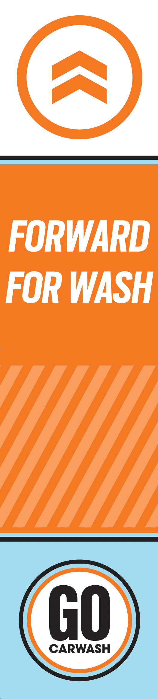 FORWARD TO WASH DECAL