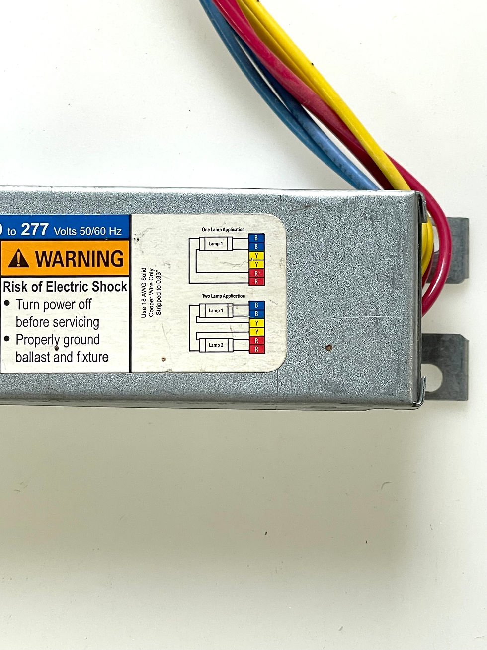 Thumbnail: B228PUNV-N010C 28W T5 2 Lamp Fluorescent Ballast