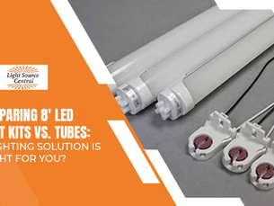 Comparing 8' LED Retrofit Kits vs. Tubes: Which Lighting Solution is Right for You?