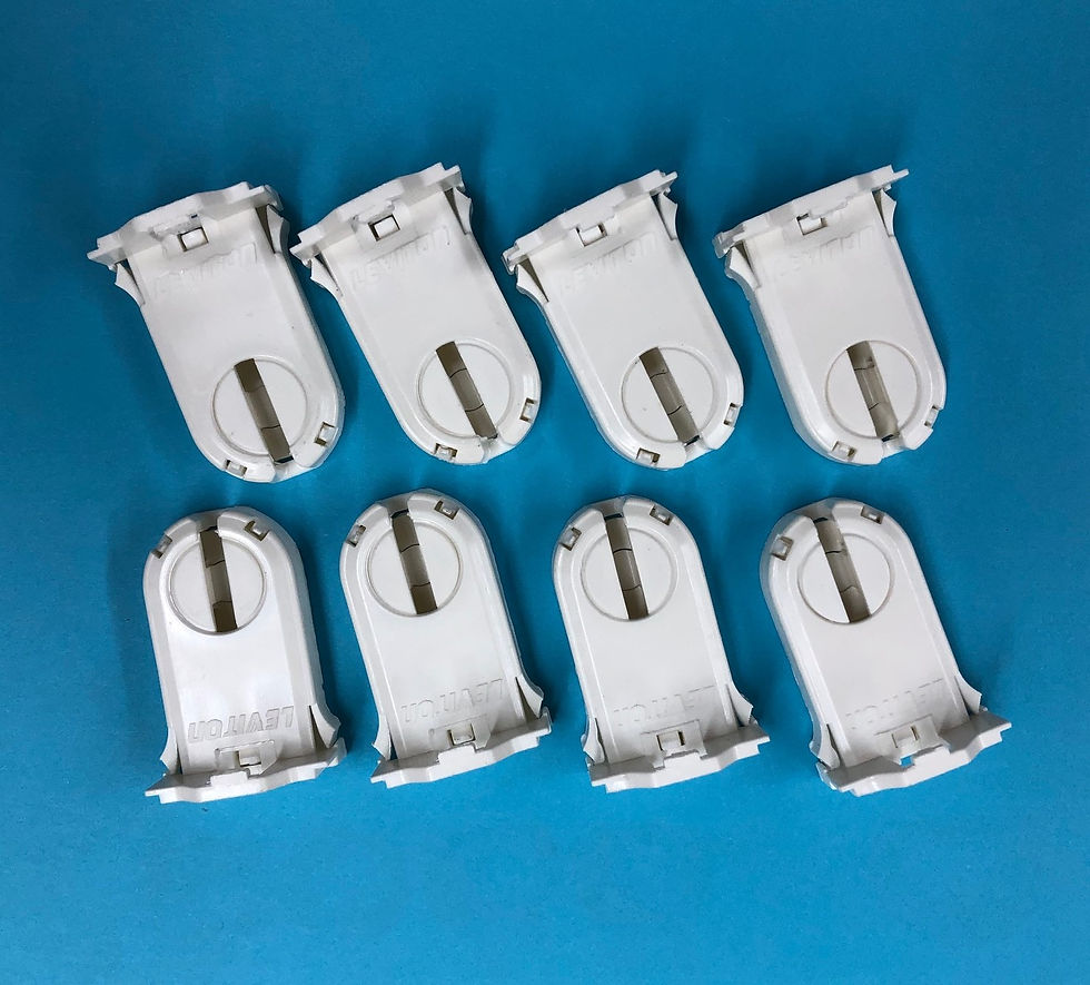 13660-SNP Tall Non Shunted Bi-Pin Fluorescent Lamp Holder