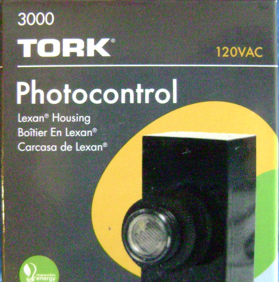 Tork 3000 Photocontrol Flush Mount 120V Photocell Button with Gasket