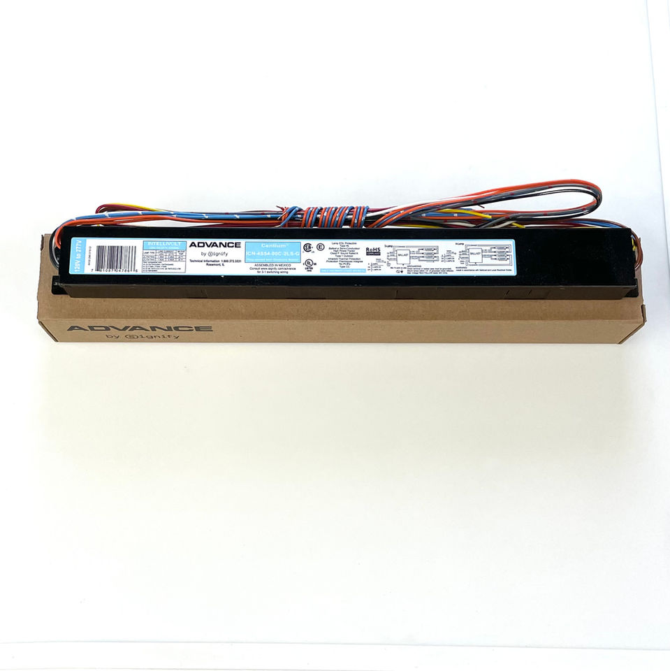 Advance Signify ICN-4S54-90C-2LS-G Programmed Start Electronic 4 Bulb T5 Ballast