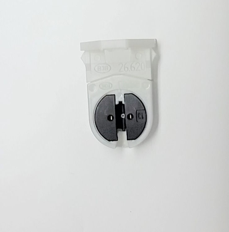 Thumbnail: BJB Brand Fluorescent Mini Bi-Pin T5 Push-In Socket