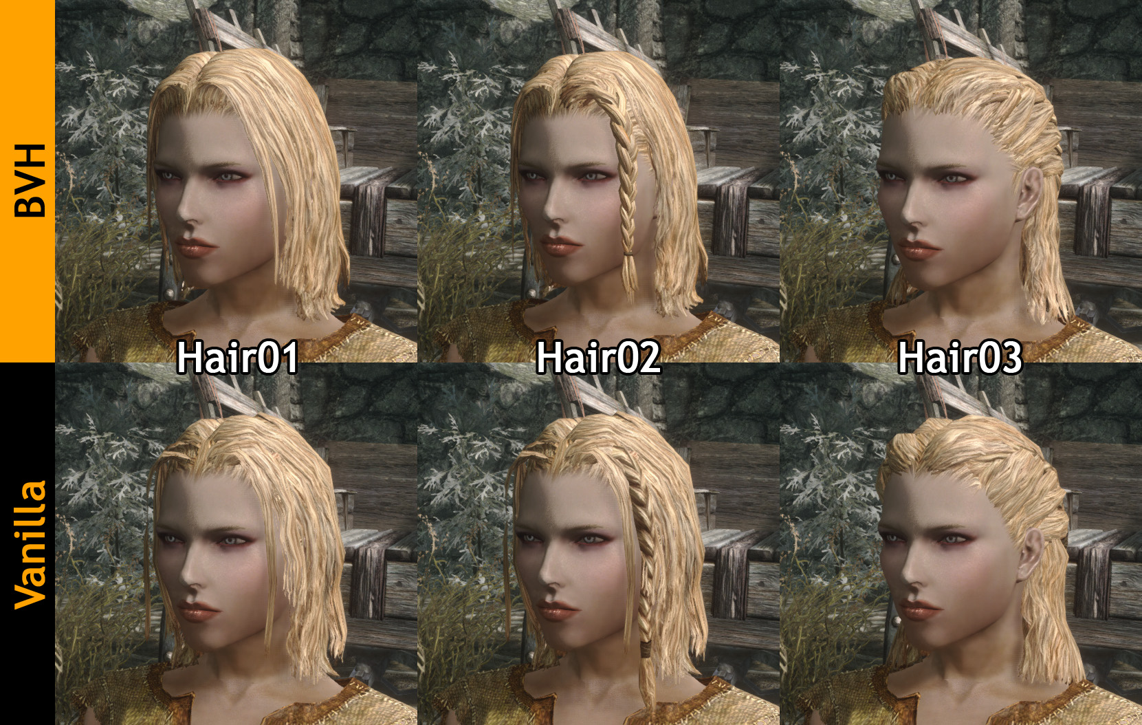 Lovely Hairstyles at Skyrim Nexus - mods and community Skyrim, Skyrim nexus mods