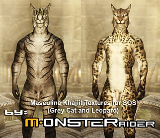 Masculine Khajiit Textures