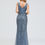 Thumbnail: Until Forever Sleeveless Floral Sequin Mermaid Dress