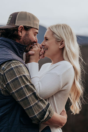 Playful & Romantic Smoky Mountain Engagement Photos