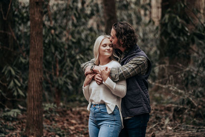 Playful & Romantic Smoky Mountain Engagement Photos