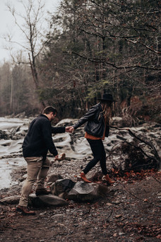 Moody Fandom-Themed Engagement Photos With Lightsabers and Wands