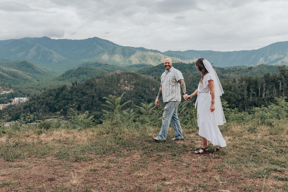 Smoky Mountain Wedding Vow Renewal