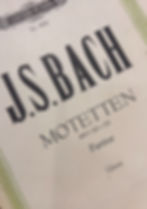 Bach Motets Score
