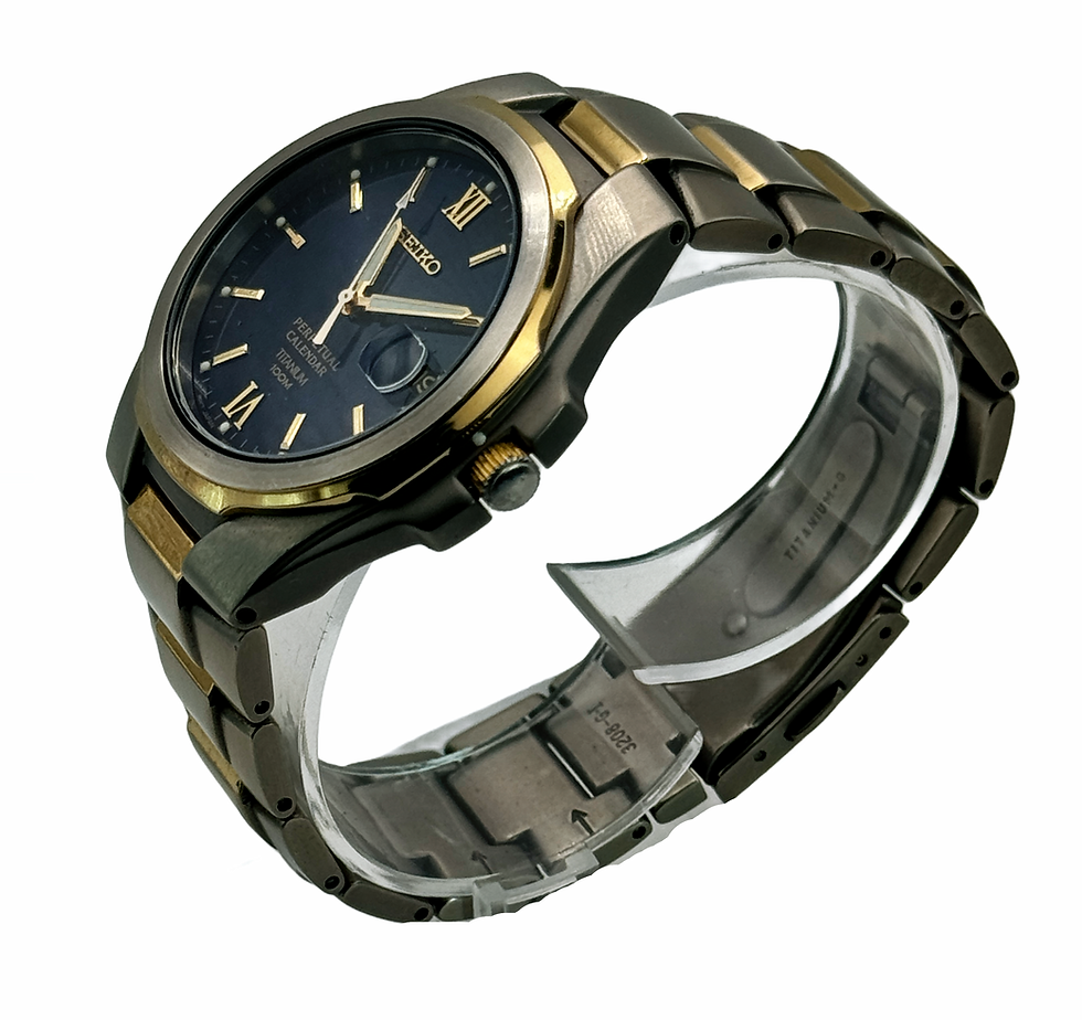 Thumbnail: Pre-Loved Mens Seiko Titanium Perpetual Calendar Watch