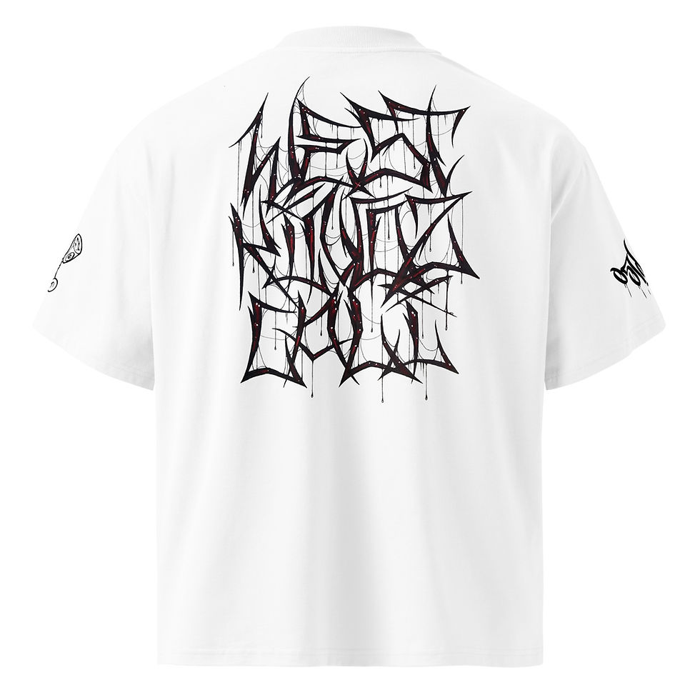 Thumbnail: Unisex organic oversized high neck t-shirt
