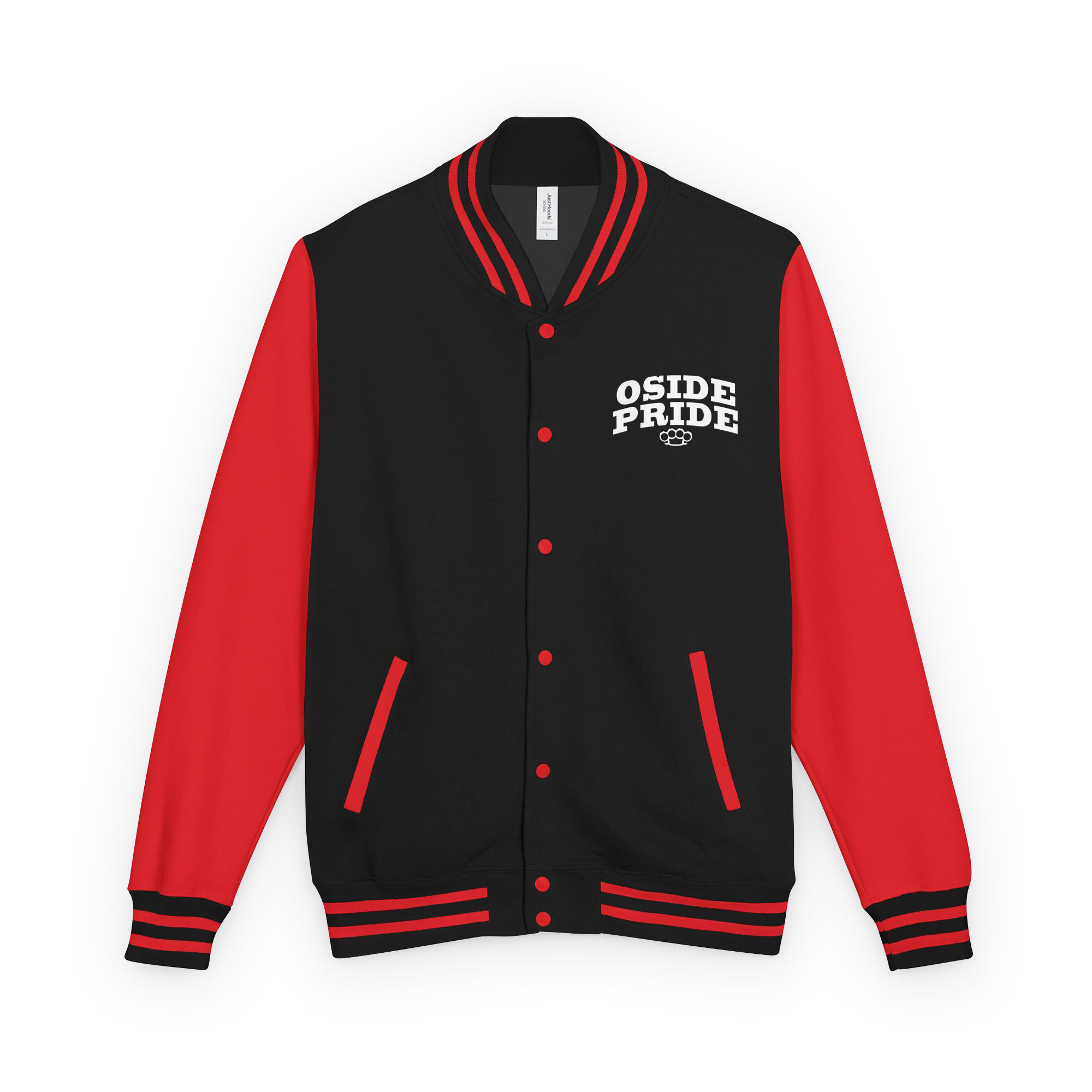 Heavyweight letterman jacket