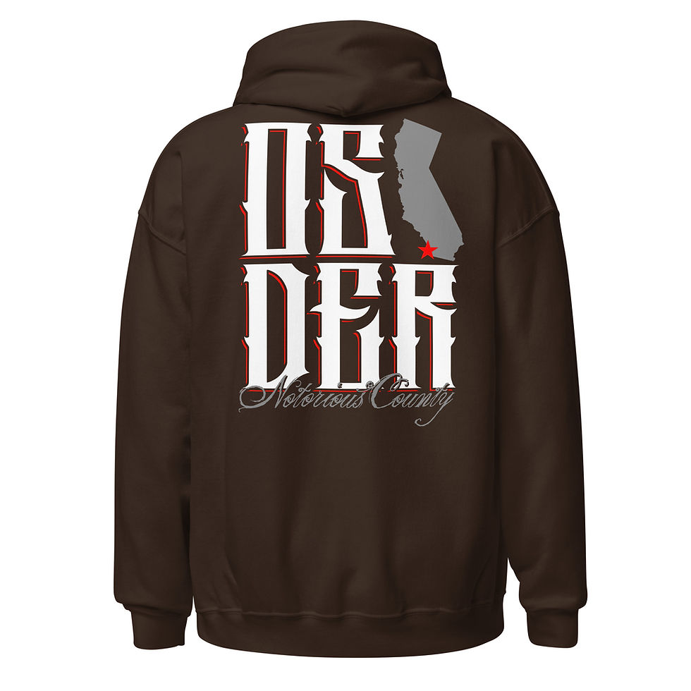 Thumbnail: Brown hoodie with 'OSDER Sonoma County' text and California map
