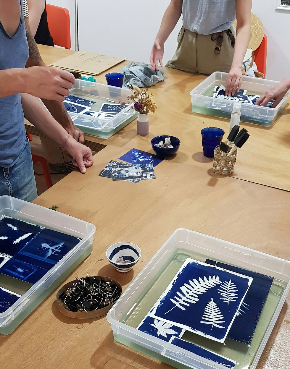 Miniature : Atelier cyanotype - Samedi 21 mars 2026 - 10h-13h