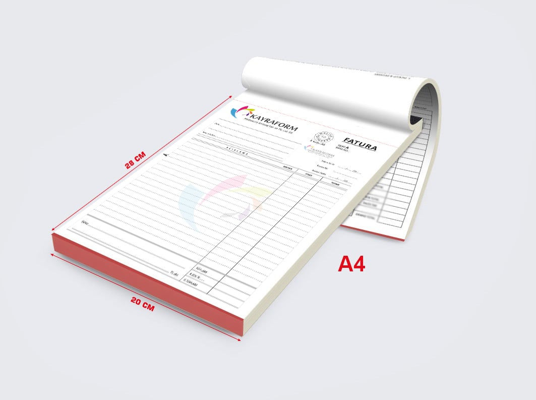 Fatura İrsaliye Tek Renk