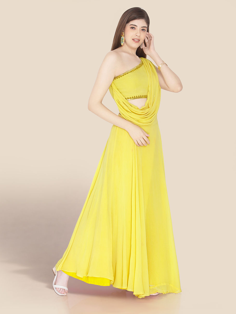 Thumbnail: The Citrine Goddess Drape Set: