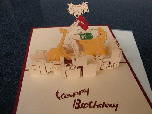 Miniaturbild: Pop up Karte - Happy Birthday