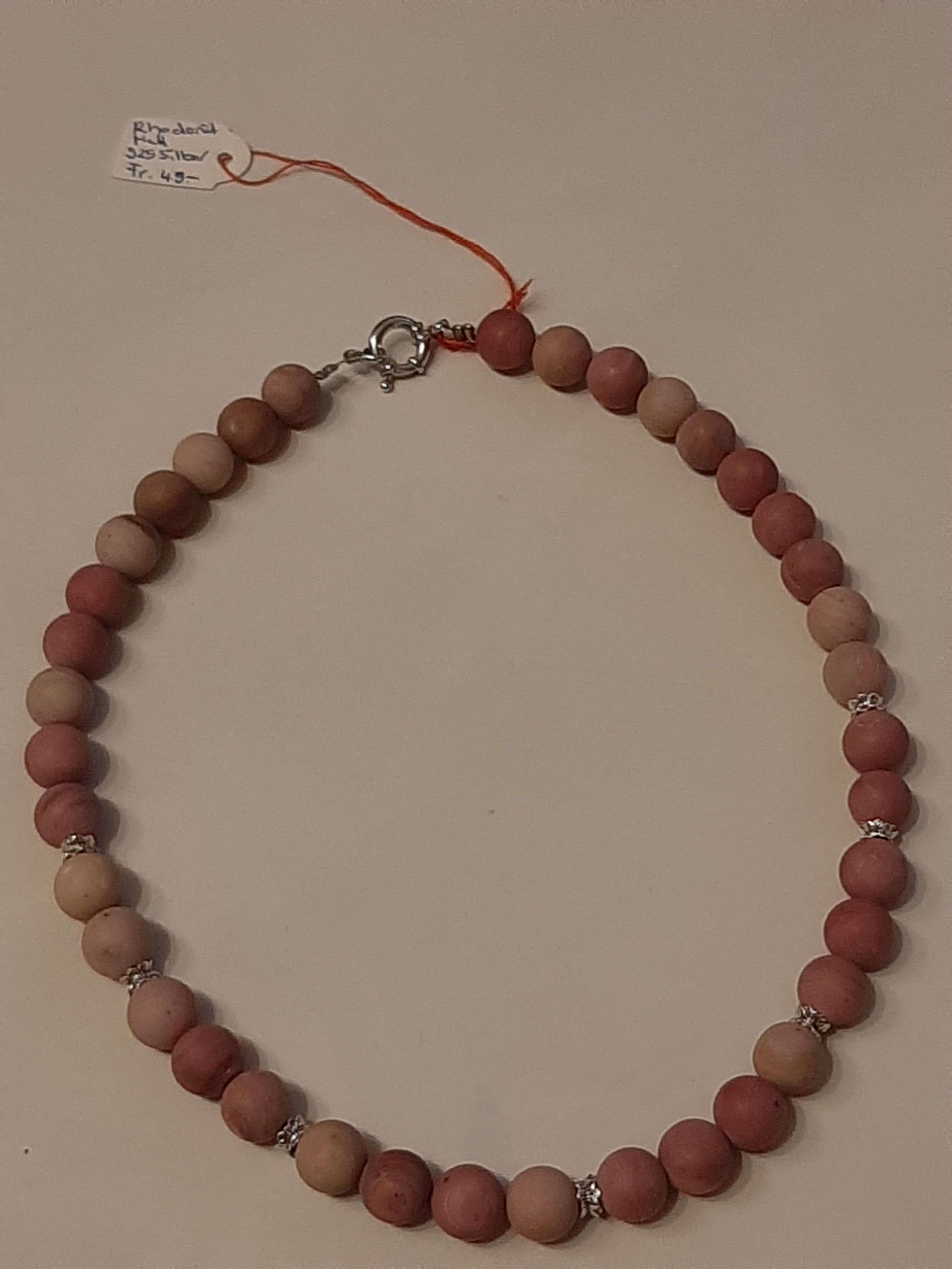 Rhodonit matt 925 Silber