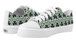 Patchwork Shamrock Printed Shoes