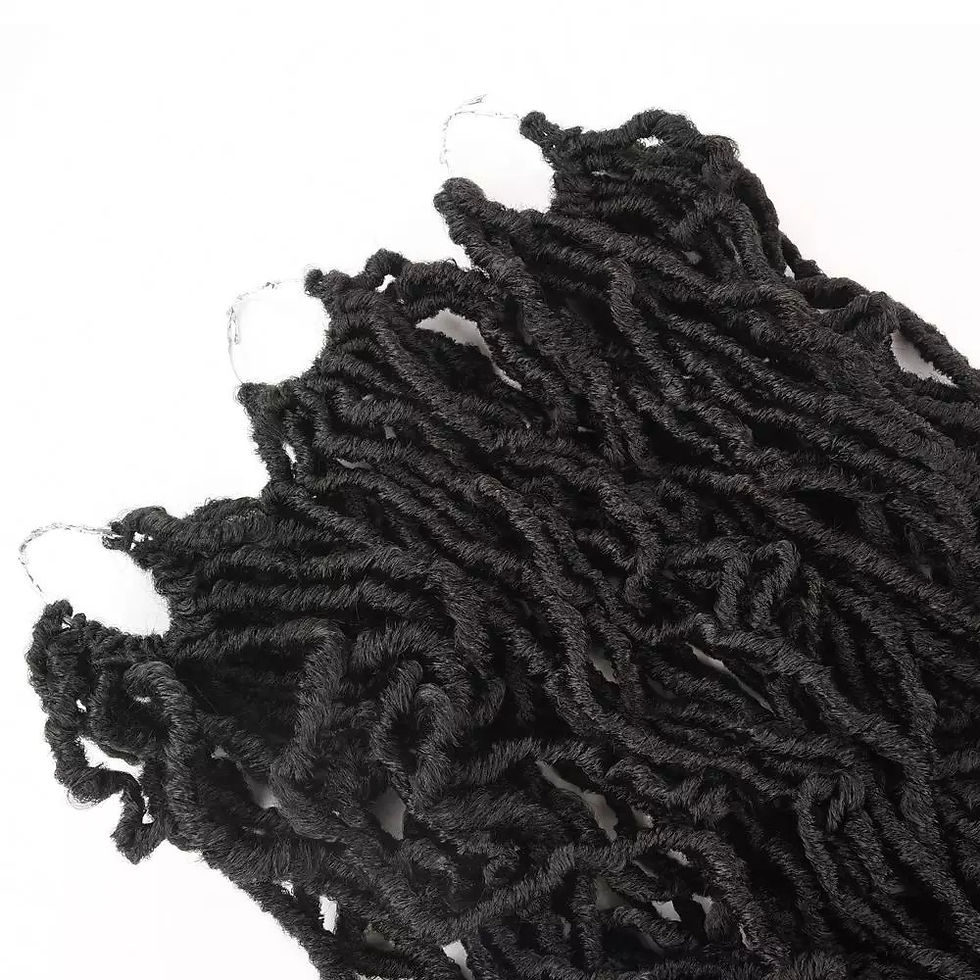 Thumbnail: 36 Inch Nu Faux Locs Crochet Hair 3 Packs Pre-looped (21 Strands)