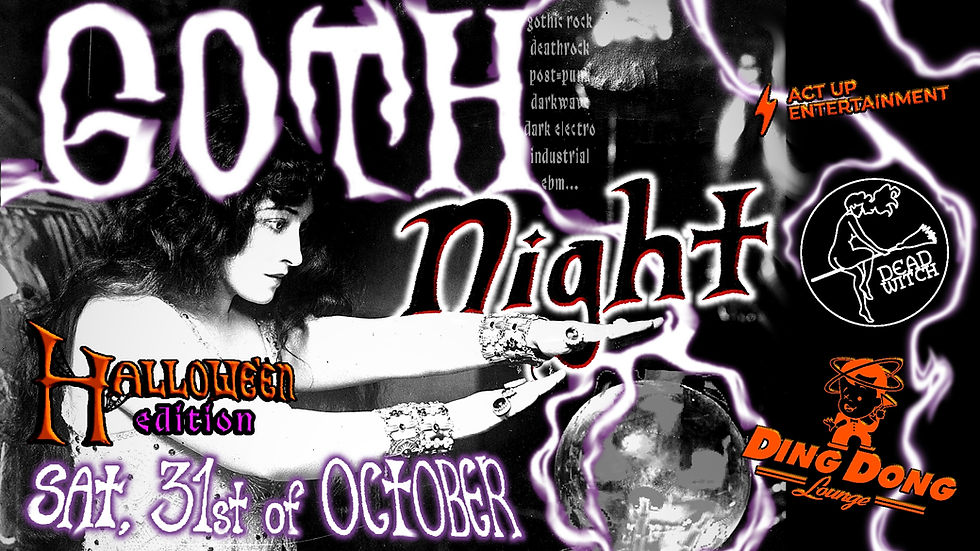 Goth Night Tāmaki Makaurau: Halloween Edition