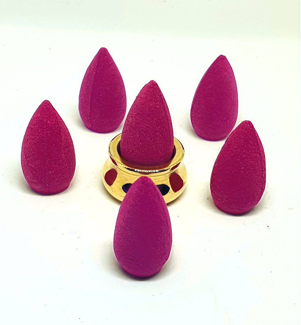 Thumbnail: Six Incense Cones and Holder