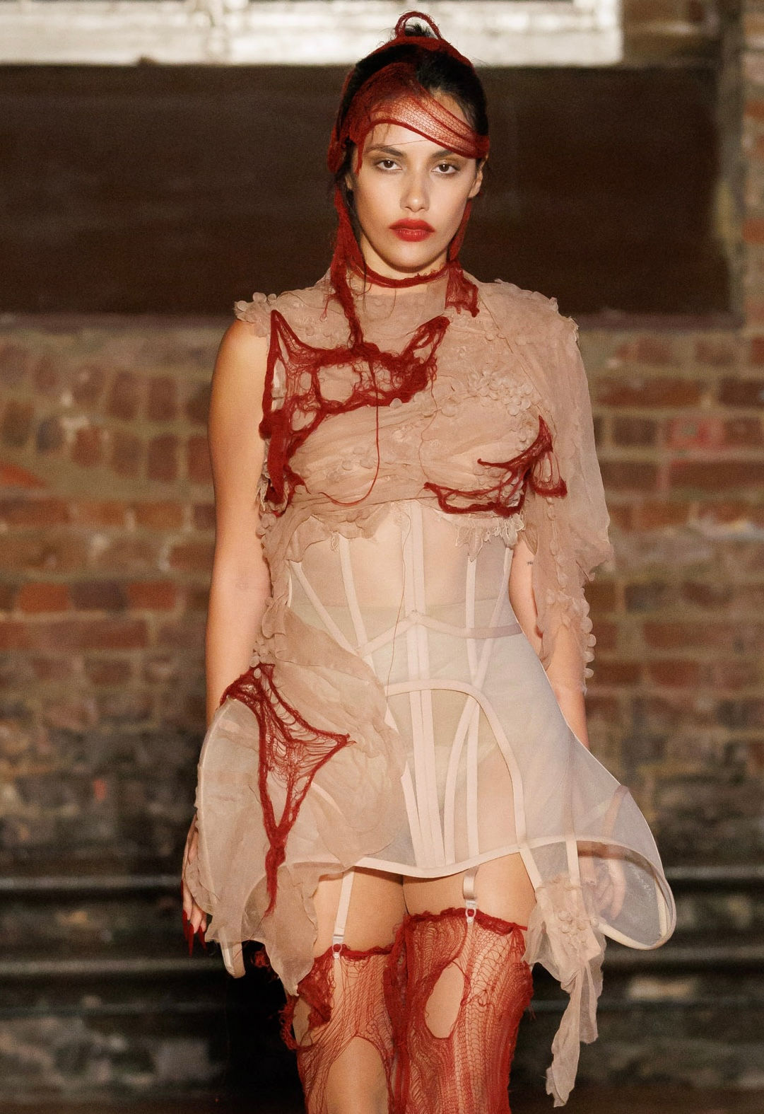 BREATHING VEINS CORSET DRESS