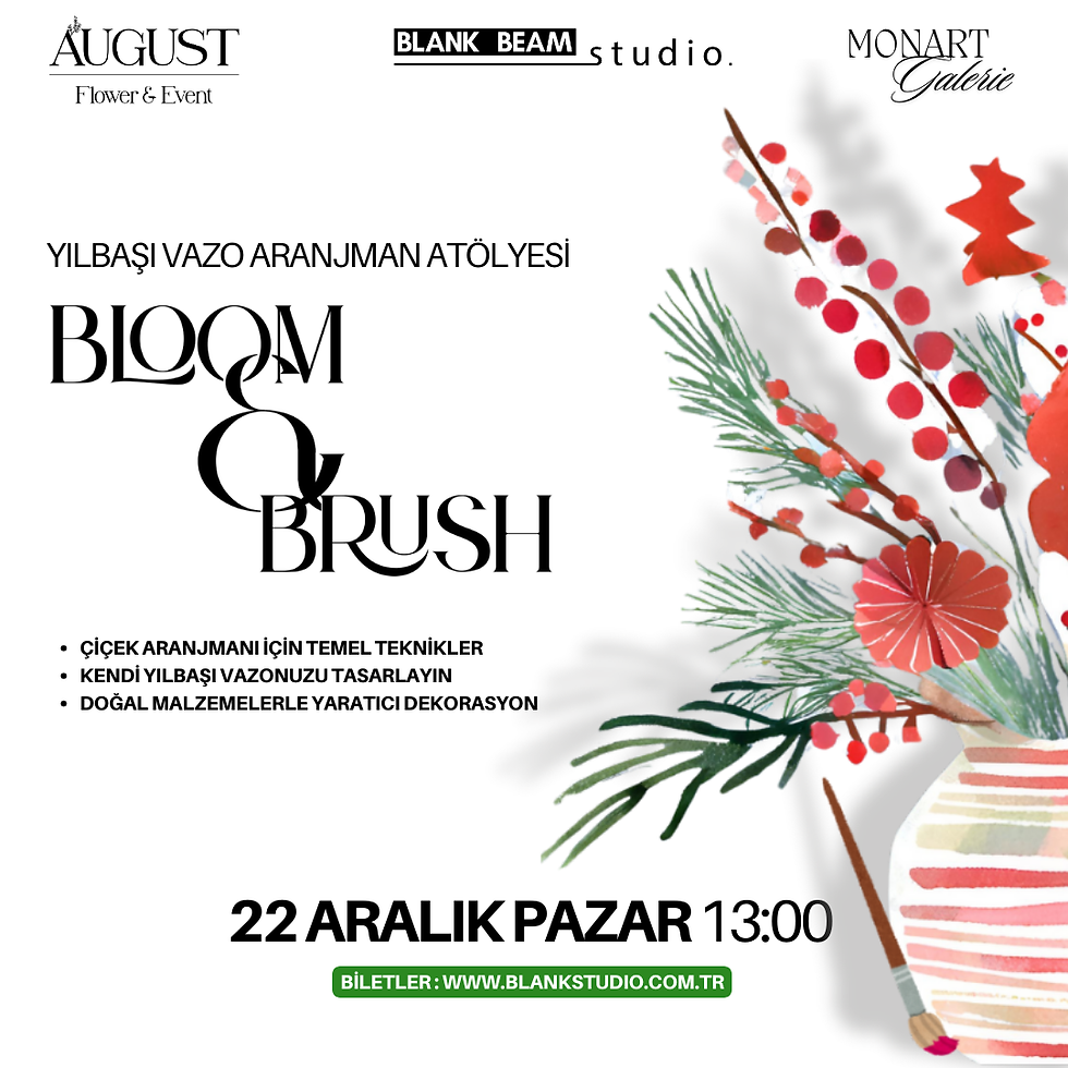 Yılbaşı Ruhu: Vazo Aranjman & Boyama Atölyesi