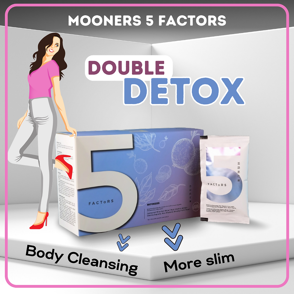 Mooners Double Effect Detox Slimming/Herbal/Nutrient/antioxidant/Reduce Appetite