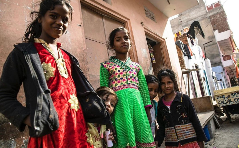 The kids I've met. India