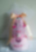 2 tier Pink Diaper Cake