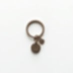 Monogrammed Metal Key Ring