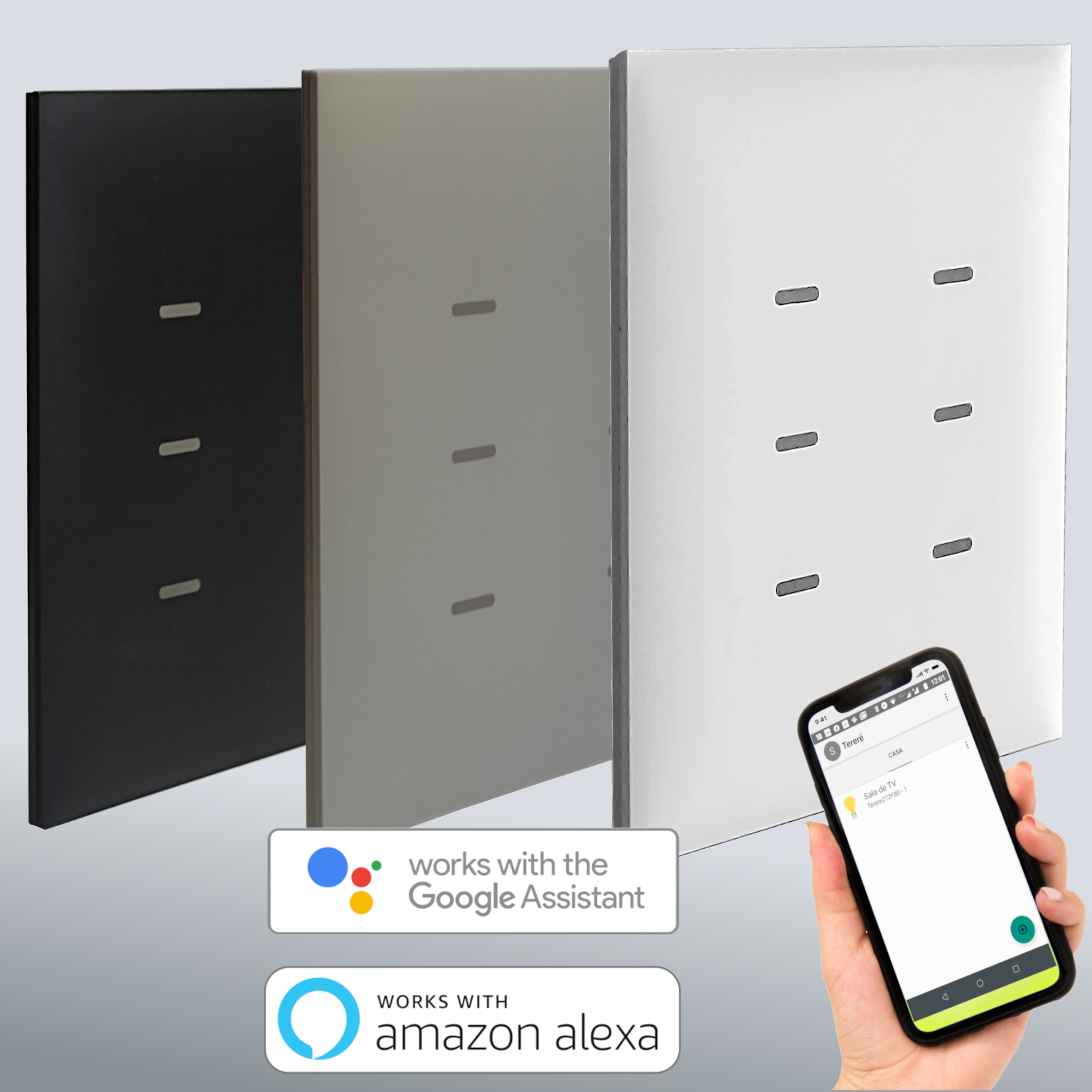 Interruptor Inteligente de 6 botões com Wi-Fi