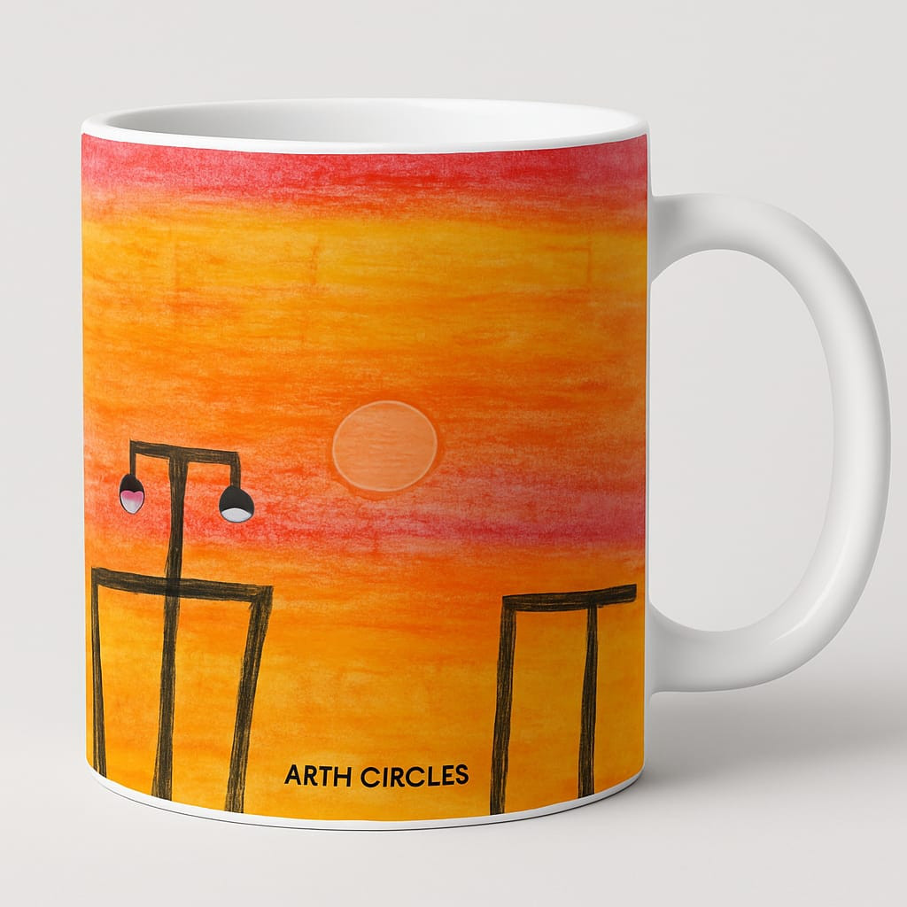 Bright Painted Mug