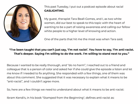 It's Not Enough to Say "I'm Not Racist"
