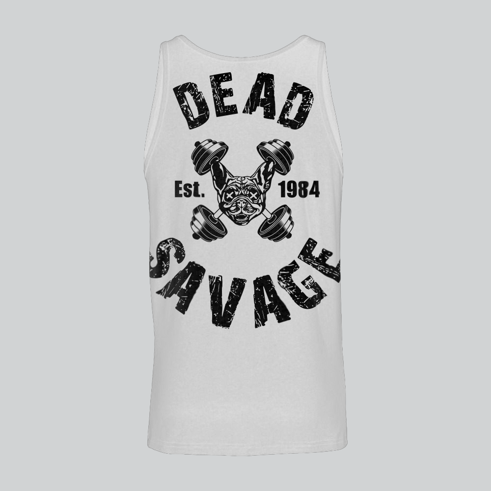 55 - BULLY Tank - Black on White