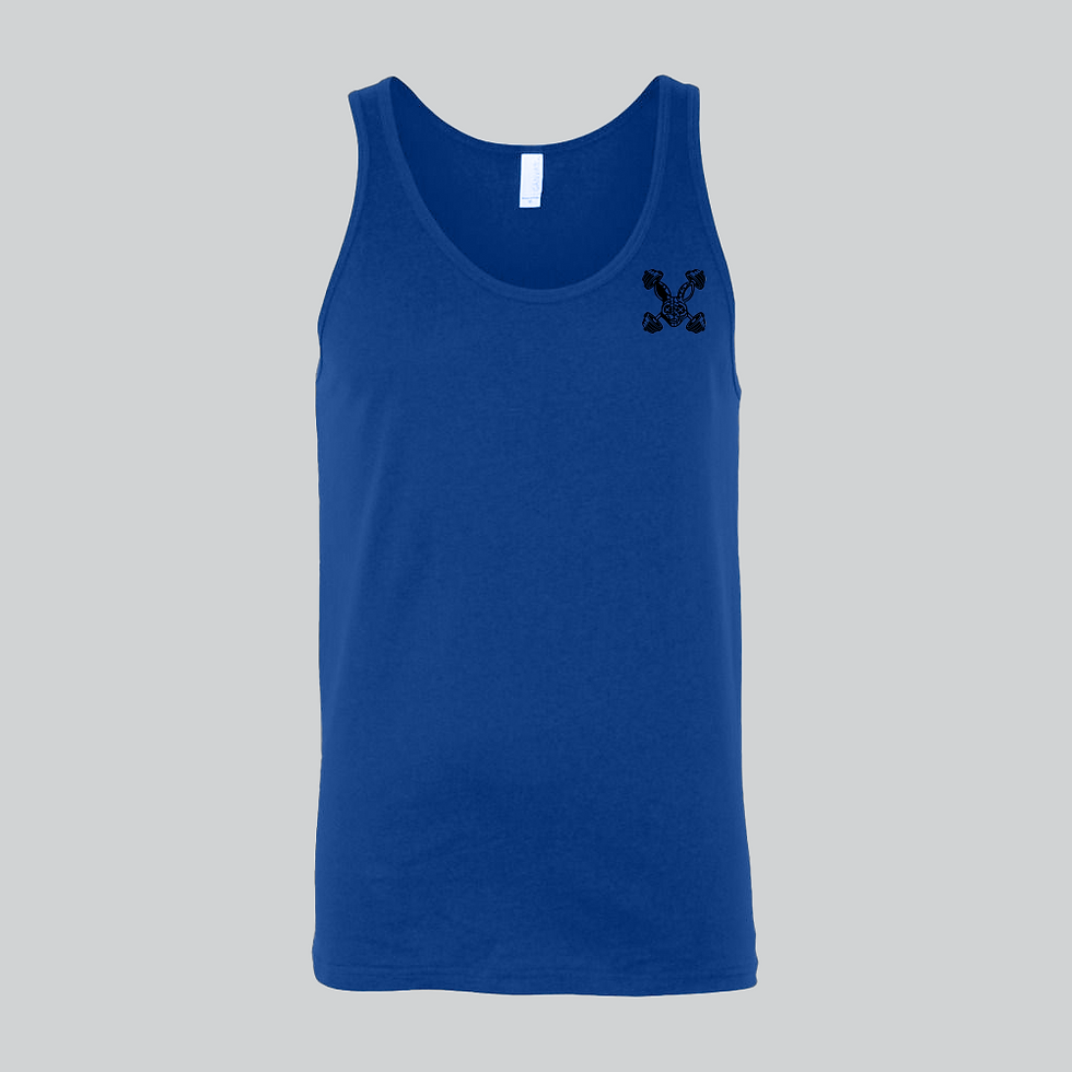 Thumbnail: 52 - RABBIT Tank - Black on Blue