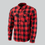Thumbnail: 68 - BULLY Flannel - White on Red